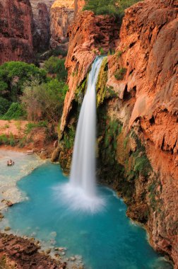 Beautiful Havasu Falls, Supai, Arizona, United States clipart