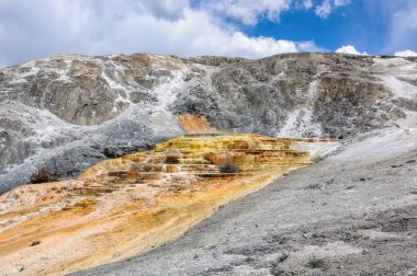 Yellowstone, Traverten Teras, mamut Kaplıcalar