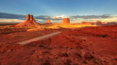 Monument Valley at sunset, Utah clipart