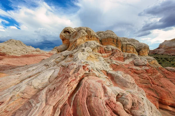 Einzigartige Felsformationen weiße Tasche, arizona — Stockfoto