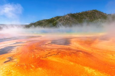 Yellowstone Ulusal Parkı 'nda Büyük Prismatik Bahar