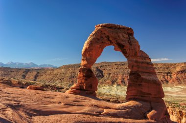 Utah'ın ünlü hassas kemer arches Ulusal Parkı.
