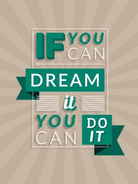 Inspirational and Motivational Quotes Typographic Poster Design in Flat Style. Vector Template for Print Design. Vector Quote, Quote Concept, Quote Background, Poster Template