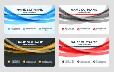 İş Kart Vektör Şablonu