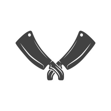 Beyaz arka planda izole edilmiş çapraz et helikopterleri. Logo öğeleri. Siyah beyaz tek renkli düz vektör illüstrasyon.