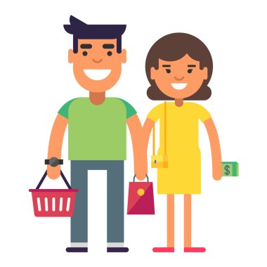 Young couple is reday for a shopping