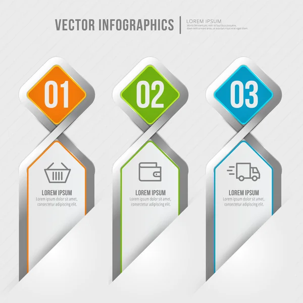 Vektor abstrakt infographic design. arbetsflödesmallen layout — Stock vektor