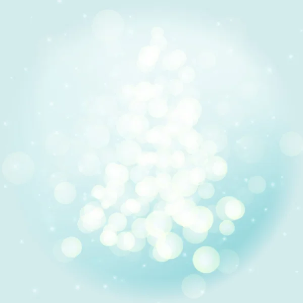 ライトとクリスマスの背景。ベクトル画像 — ストックベクタ
