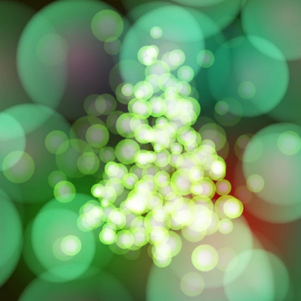 Fond de Noël avec lumières. Image vectorielle — Image vectorielle
