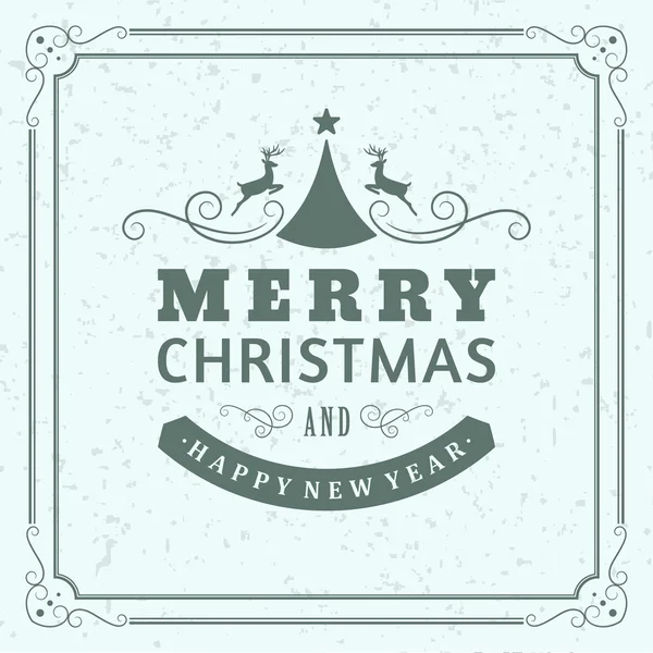 Kerstmis briefkaart sieraad decoratie achtergrond. vector illustratie eps 10. Gelukkig nieuw jaar bericht, gelukkige vakantie wensen. — Stockvector