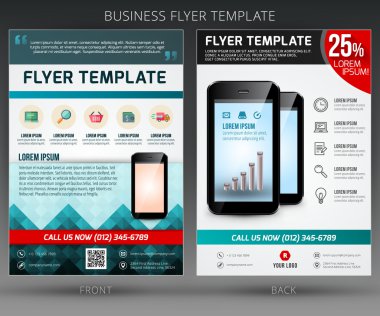 tasarlamak vektör iş el ilanı broşür şablonu