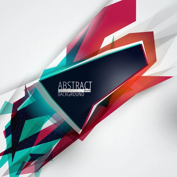 Vector futurista líneas abstractas fondo — Vector de stock