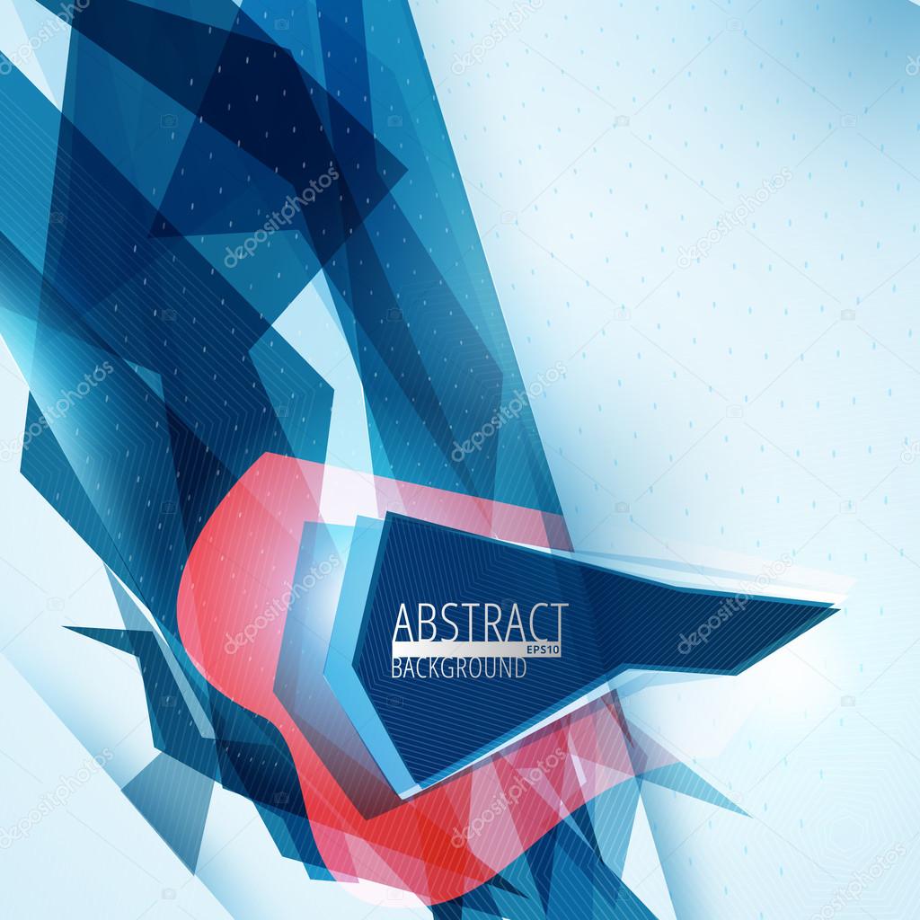 Vector futuristic abstract lines background