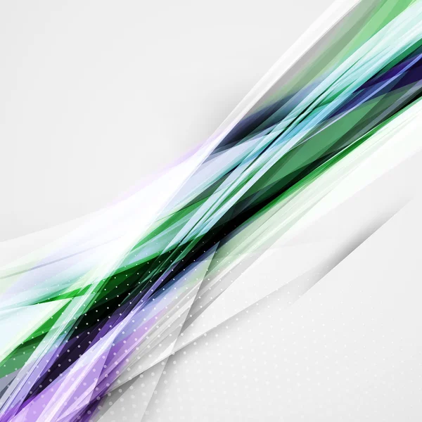 Vector abstracto fondo de onda de colores. Diseño tecnológico futurista — Vector de stock