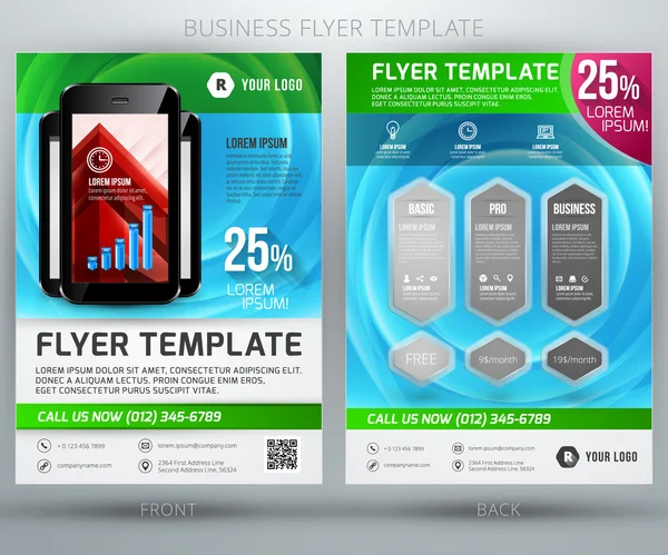 tasarlamak vektör iş el ilanı broşür şablonu. eps10