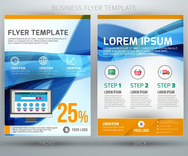 tasarlamak vektör iş el ilanı broşür şablonu. eps10