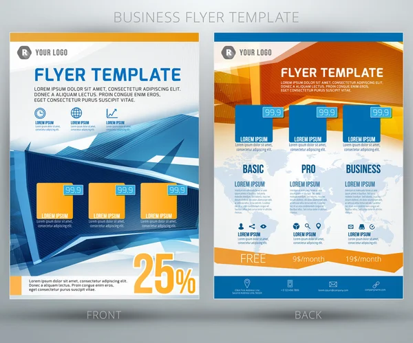 tasarlamak vektör iş el ilanı broşür şablonu. eps10