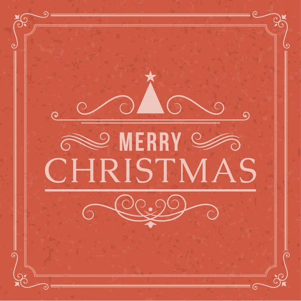 クリスマス ポストカード飾り装飾背景。ベクトル イラスト eps 10。幸せな休日の願い新年あけましておめでとうございますメッセージ. — ストックベクタ