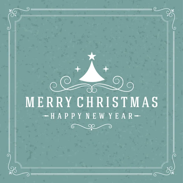 Decorazione cartolina di Natale sfondo decorazione. Illustrazione vettoriale Eps 10. Felice anno nuovo messaggio, Auguri di buone feste . — Vettoriale Stock