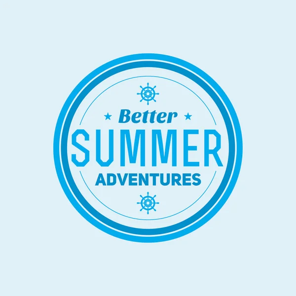 カラフルな背景上ビンテージ ラベルがレトロな夏。熱帯の楽園、ビーチでの休暇、冒険および旅行 — ストックベクタ
