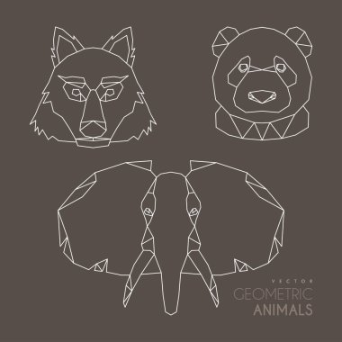 Download Geometric Animal Free Vector Eps Cdr Ai Svg Vector Illustration Graphic Art
