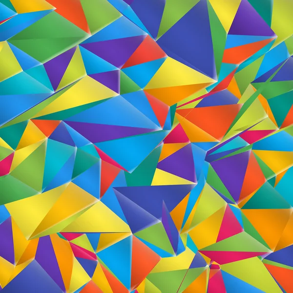 Résumé Polygonal fond coloré. Illustration vectorielle EPS10 — Image vectorielle
