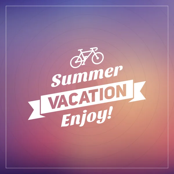 カラフルな背景上ビンテージ ラベルがレトロな夏。熱帯の楽園、ビーチでの休暇、冒険および旅行 — ストックベクタ