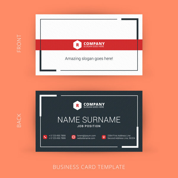 Vector Modern Creative and Clean Business Card Template