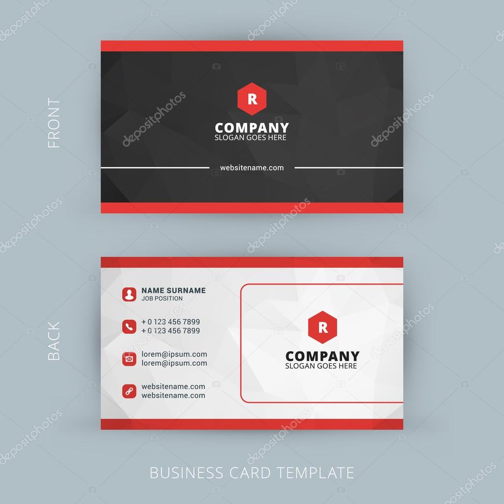 Vector Modern Creative and Clean Business Card Template