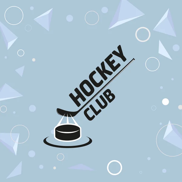 Hockeylabel — Stockvektor