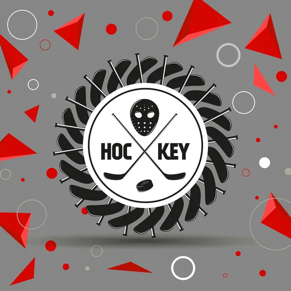 Hockeylabel — Stockvektor