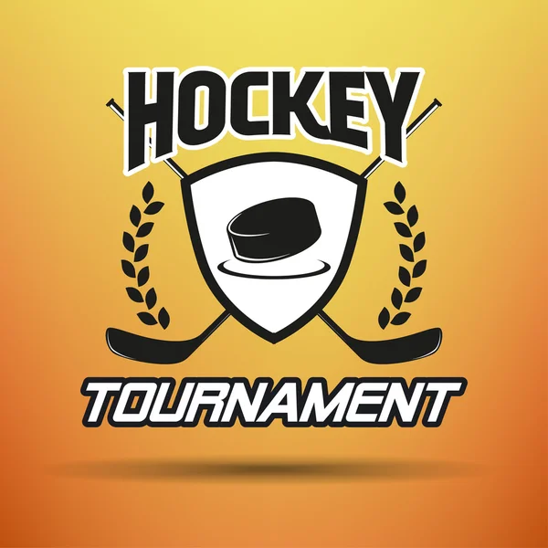 Hockeylabel — Stockvektor