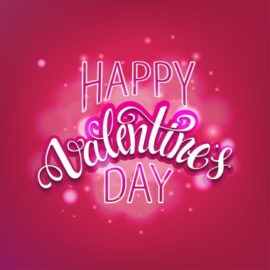 Sevgililer günü vintage etiket