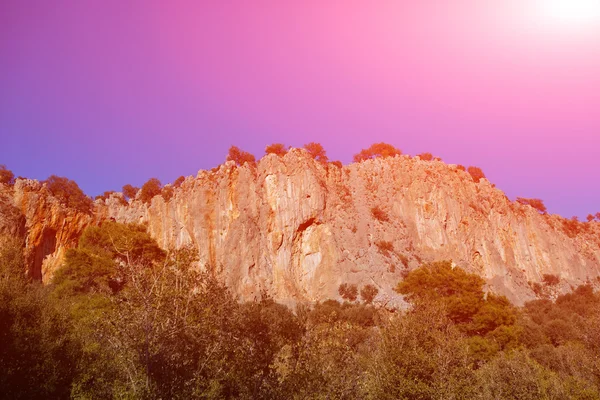 Näkymä kalliolle — kuvapankkivalokuva
