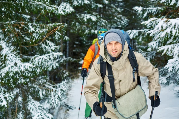 Randonneurs en montagne — Photo