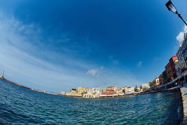 Waterfront of Chania — Stock Photo, Image