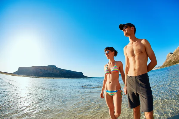 Paar am Strand. — Stockfoto