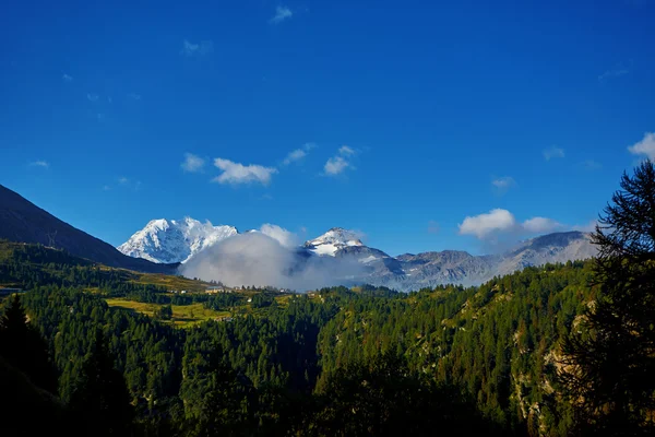 Montañas cubiertas de nieve . — Foto de Stock