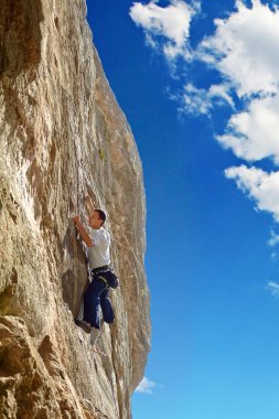 kaya tırmanma uçurumdan