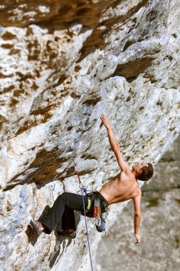 kaya tırmanma uçurumdan