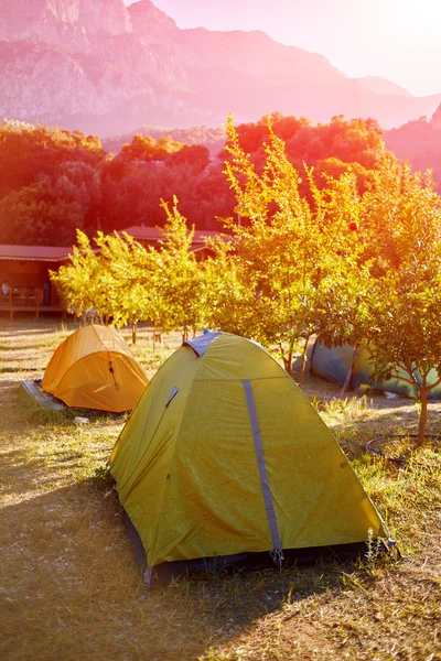 Tent in the garden — Stock Photo, Image