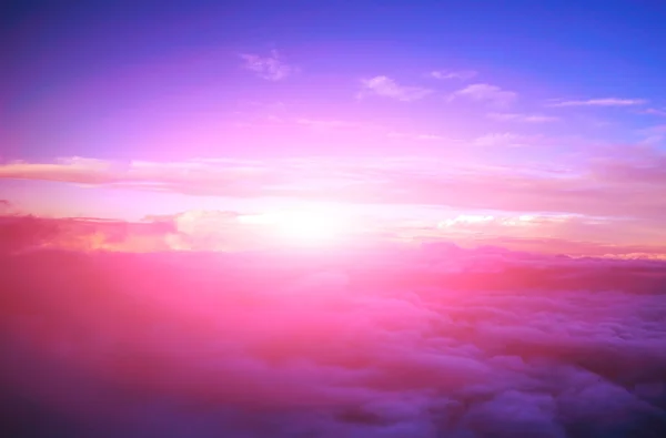 Nubes de un avión — Foto de Stock