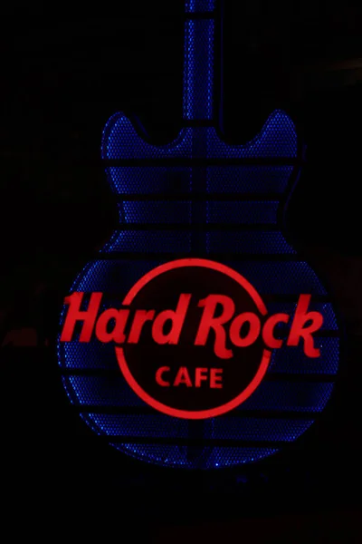 Malaga Spanien Oktober 2019 Hard Rock Cafe Malaga Restaurang Logo Stockfoto