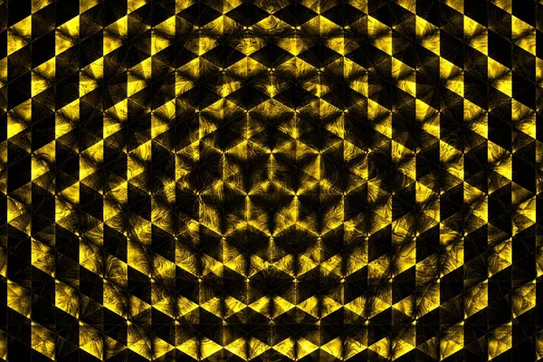 Honungskakor Bakgrund Abstrakt Minimalistisk Konsistens Med Många Rader Volymetriska Guldfigurer — Stockfoto