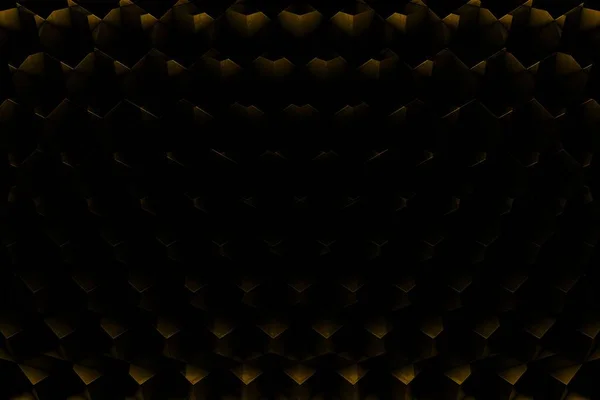 Фон Абстрактная Минималистическая Текстура Многими Металлическими Рядами Объемных Кубов Пентаэдров — стоковое фото