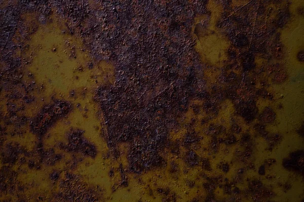 Rough Wall Floor Paint Flakes Corrosion Rust Metal Old Dilapidated — Stock Photo, Image