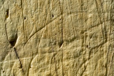 Ev için izolasyon, köpük dokusu, çatlaklar için kullanılan eski yüzey ısı köpüğü. 