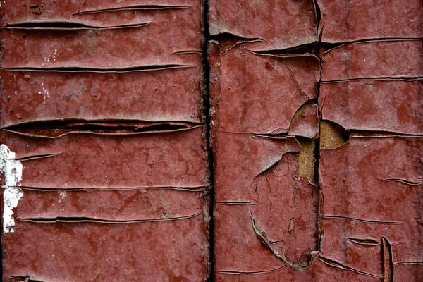 Texture Texture Les Fissures Vieille Peinture Pierre Métal Mur Bois — Photo