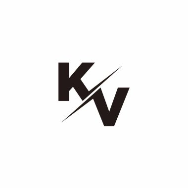 Logo Harfi Monogramı / Modern logo tasarımları Siyah Renk ve Beyaz arkaplan üzerine şablon