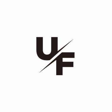 Logo Harfi Monogramı / Modern logo tasarımları Siyah Renk ve Beyaz arkaplan üzerine şablon